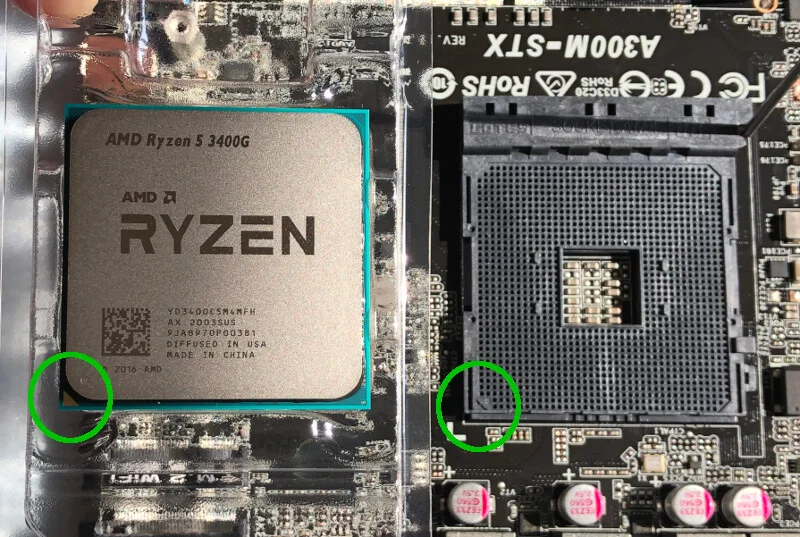 RyzenでDeskMiniが使えるA300にCPUを載せる