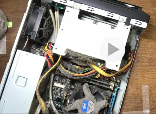 Mini-ITXを開けたところ