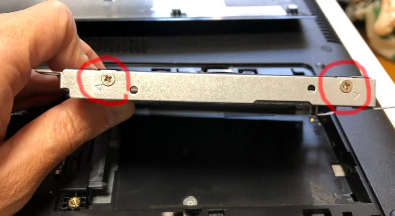 HPのノートパソコンProBook470（G3）のSSD交換