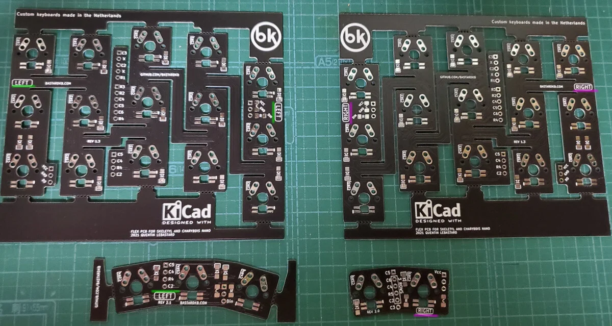 自作キーボード「Charybdis Nano」の組み立て手順〜左右プレートの配置