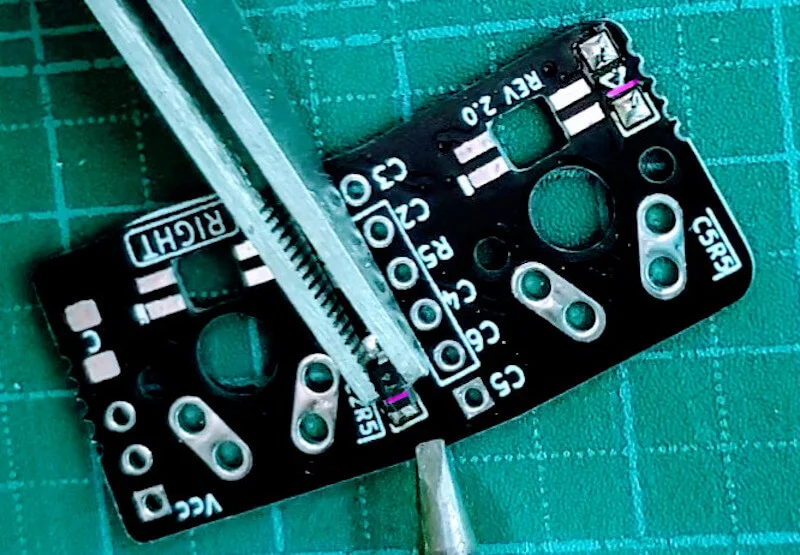 自作キーボード「Charybdis Nano」の組み立て手順〜ダイオードの向き