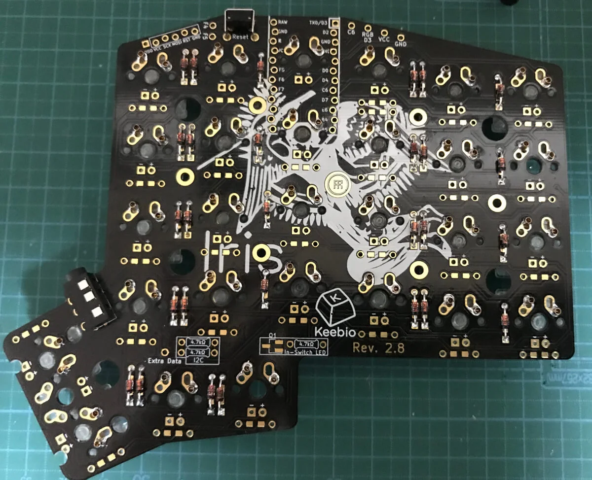 いったん、キースイッチを外す