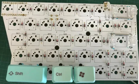 Mint60のスタビライザーの位置を選ぶ