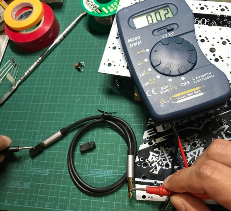 Mint60でTRRSコネクタのチェック