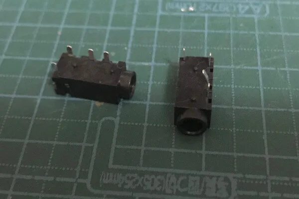 Mint60でピンが曲がってるTRRSコネクタ