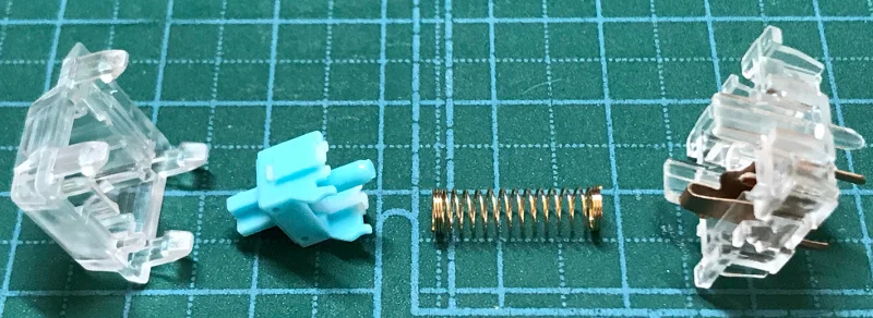 キースイッチを分解したところ