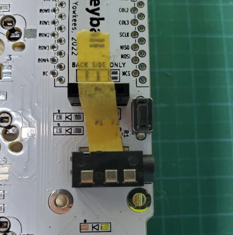 自作キーボード「Keyball61」の組み立て手順〜TRRSソケット・タクトスイッチ・4連ピンソケットのはんだ付け