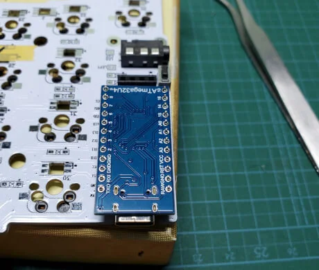 自作キーボード「Keyball61」の組み立て手順〜ProMicroのはんだ付け