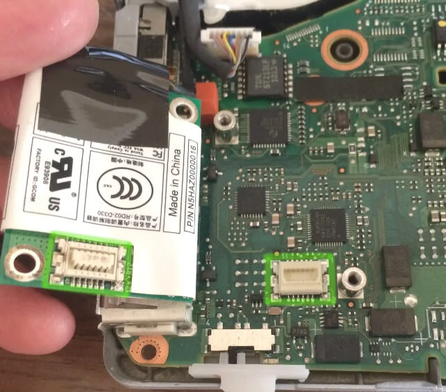 レッツノートCF-S9のモデムのモジュール