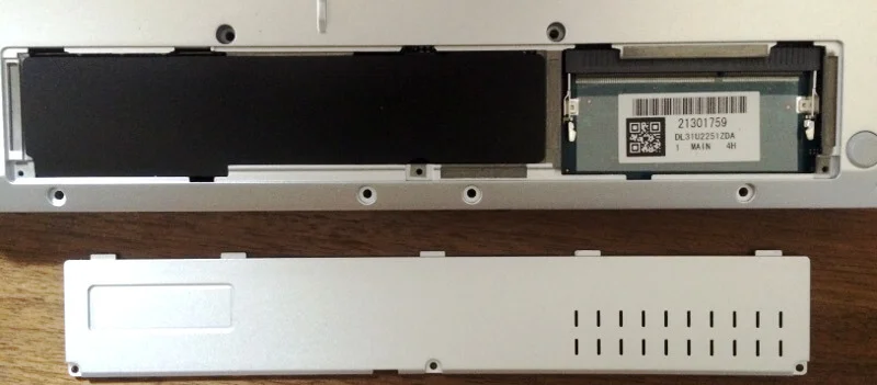 レッツノートLX3でメモリ交換