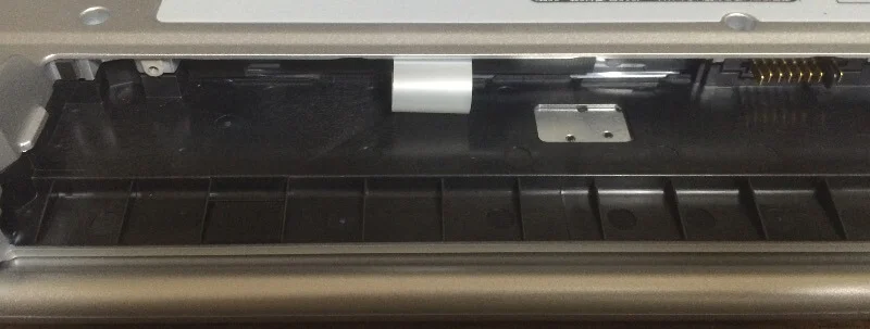 レッツノートLX3でHDD交換（SSD換装）、HDDを取り出す