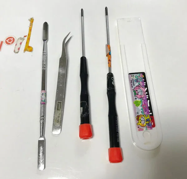 Let'sNote NX3とNX2でニコイチするのに使った工具類