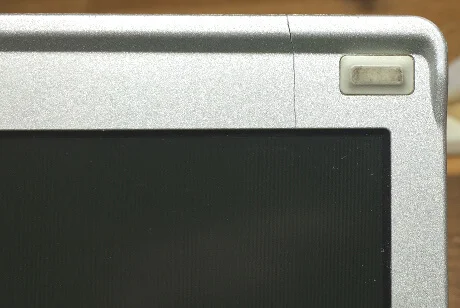 レッツノートS9のジャンクでモニター枠にもヒビ割れ