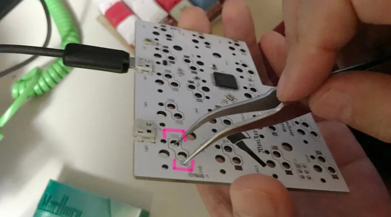 先に入力の確認をする