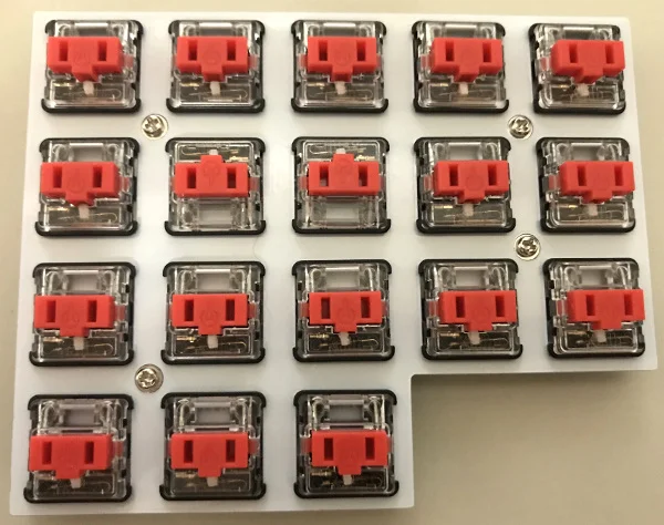 キースイッチをはめたところ