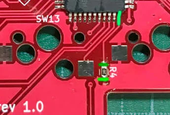 自作キーボードminiaxeを作るとき、PCB上だけで導通チェックする