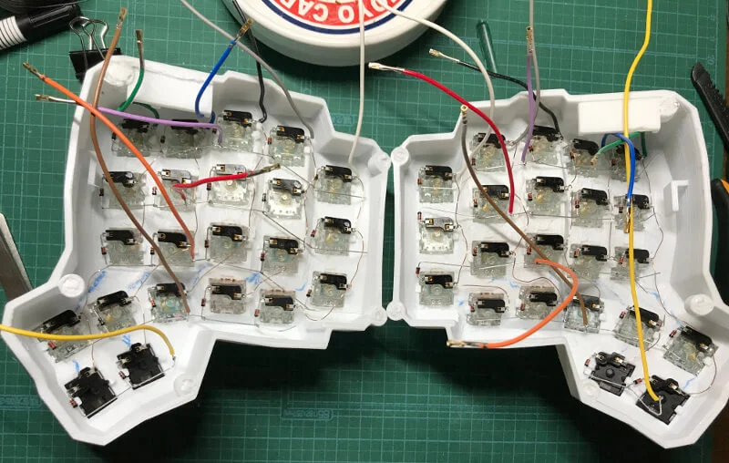 ブレッドボードにつなぐジャンパー線