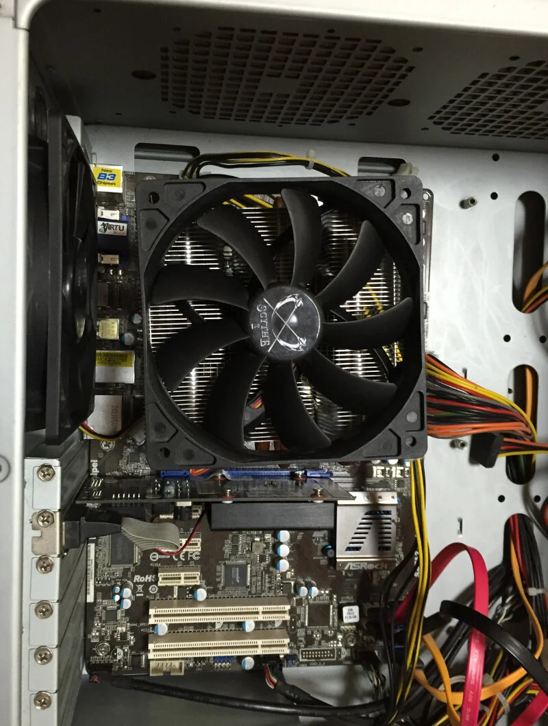 私のデスクトップパソコン掃除後