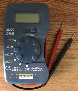 自作キーボードminiaxeを作るとき導通確認するテスター