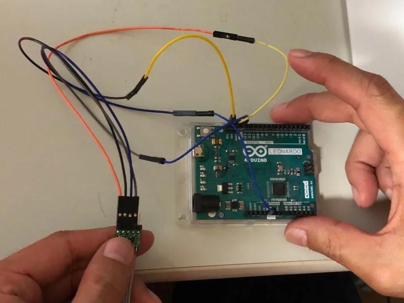 トラックボールモジュールをarduino leonardoにつないでテストする