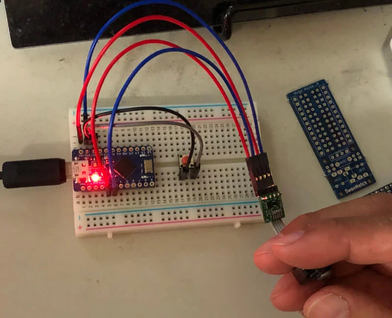トラックボールモジュールをProMicroにつないでテストする