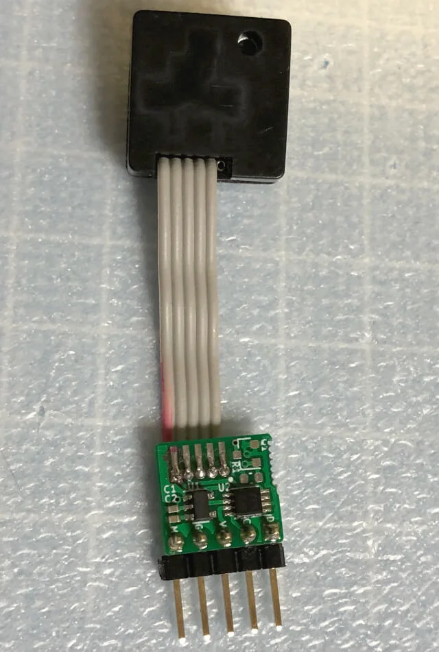 トラックボールモジュールのはんだ付けの向き2