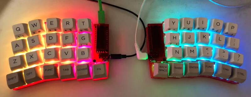 自作キーボードuzu42が完成！