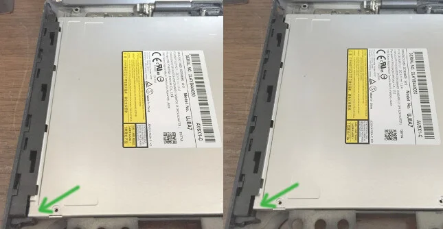 VAIO Sシリーズの光学ドライブを外す