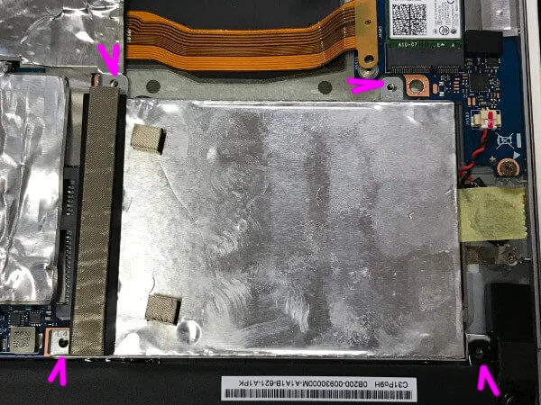 UX303UでHDDやSSDを換装する