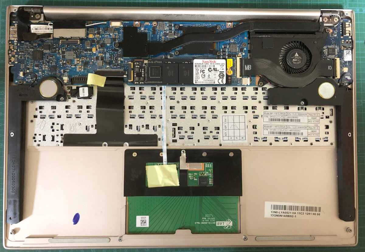 ASUSのノートパソコンUltraBook「UX31E」を分解〜M2.SSDの交換 | 秋葉ネオ