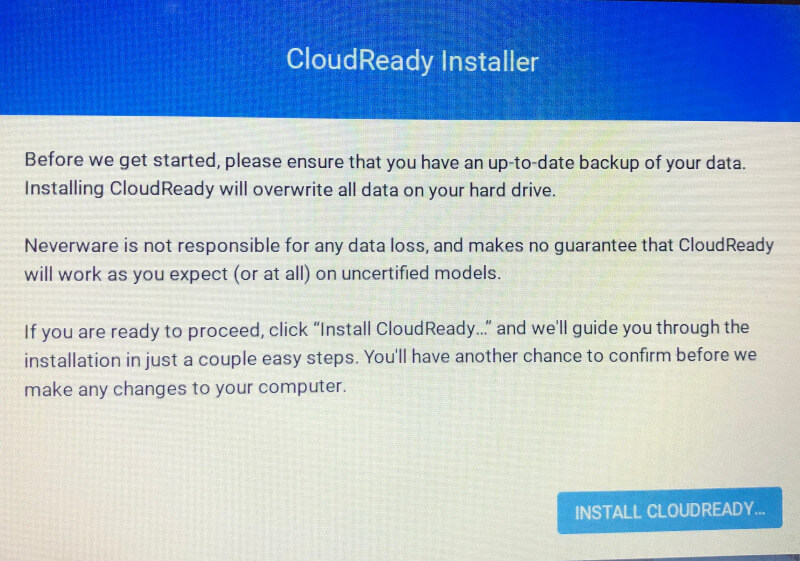 Cloudaready Installer